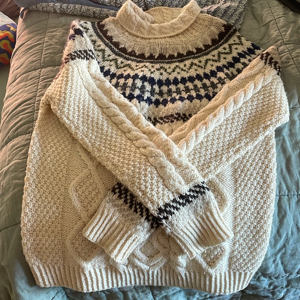 Aran sweater